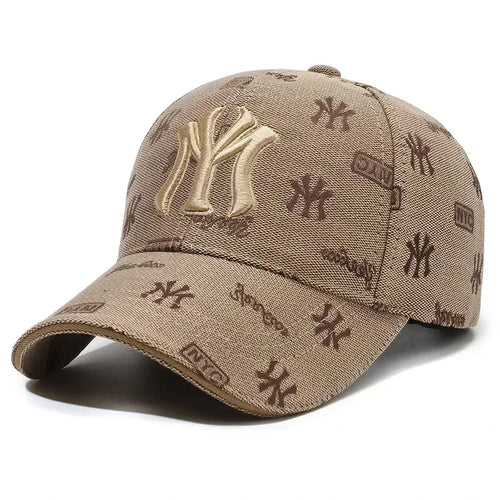 Adjustable Fashion Baseball Cap with Embroidered Letters - Trendy Hip Hop & Golf Style for Men and Women